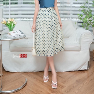 Chân Váy Tơ Chấm Bi BCV393