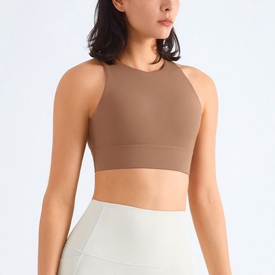 Áo bra thể thao HOPPE FUMENG WX198 3 lỗ cổ cao chuyên dụng cho nữ mặc tập gym