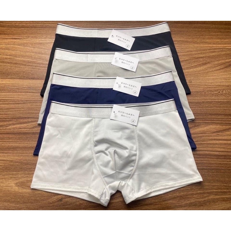[Hộp 4 quần] quần lót nam màu NGẪU NHIÊN, quần sịp đùi nam, quần lót nam, quần xì nam, quần boxer nam, quần sịp đùi nam