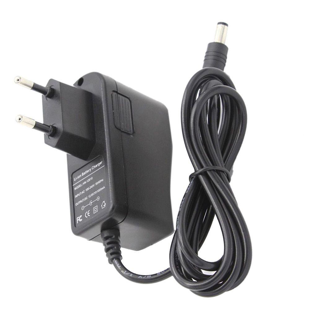 Bộ Sạc Pin Lithium 1000mA Có Dây 12V 12 6v Màu Đen