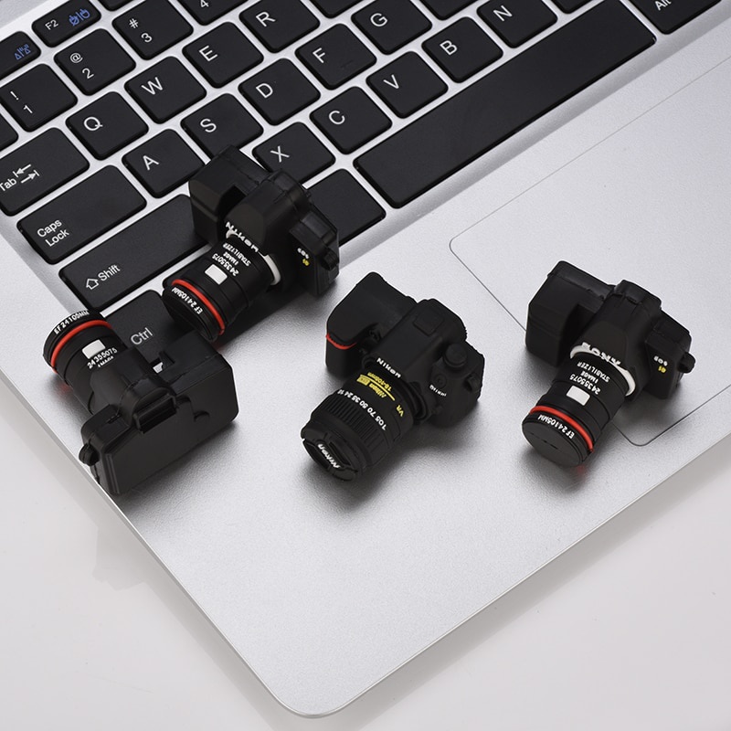 Usb Dung Lượng 128GB Hình Máy Ảnh Hoạt Hình Dễ Thương