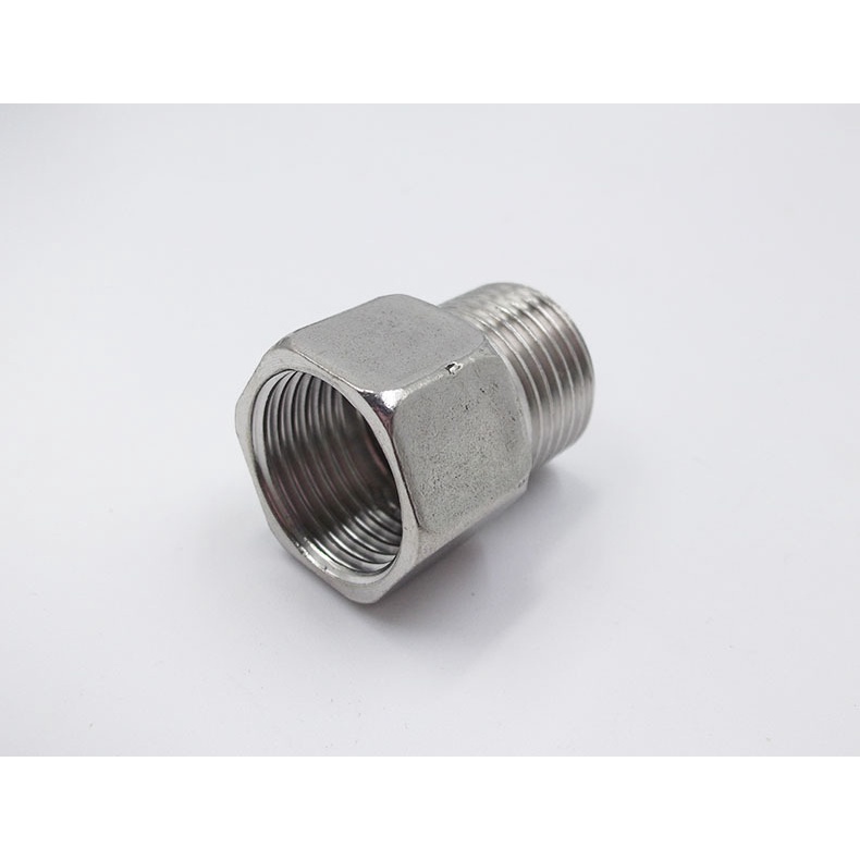 Lơ inox vuông bóng, đầu nối ren trong ren ngoài phi 21 tiện dụng cho lắp đặt các thiết bị điện nước gia đình - QM.PK107