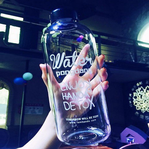 Bình Nước Detox Pong Dang 1000ml Tặng Kèm Túi Vải Vintage Tiện Lợi | BigBuy360 - bigbuy360.vn