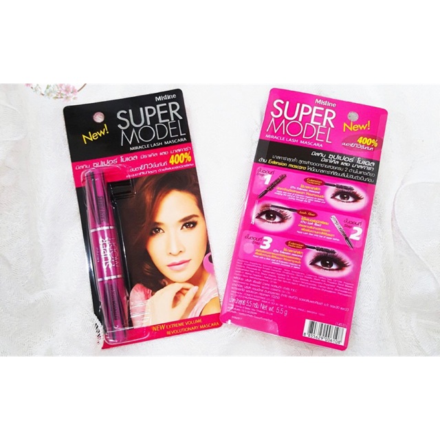 Mascara Mistine Super Model – Mi dài, và dày gấp 400% lần