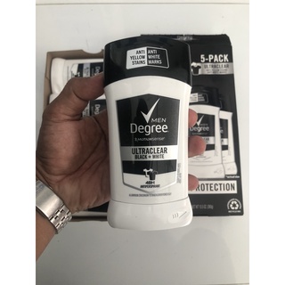 Sáp lăn nách khử mùi degree men 48h ultraclear black + white 76g