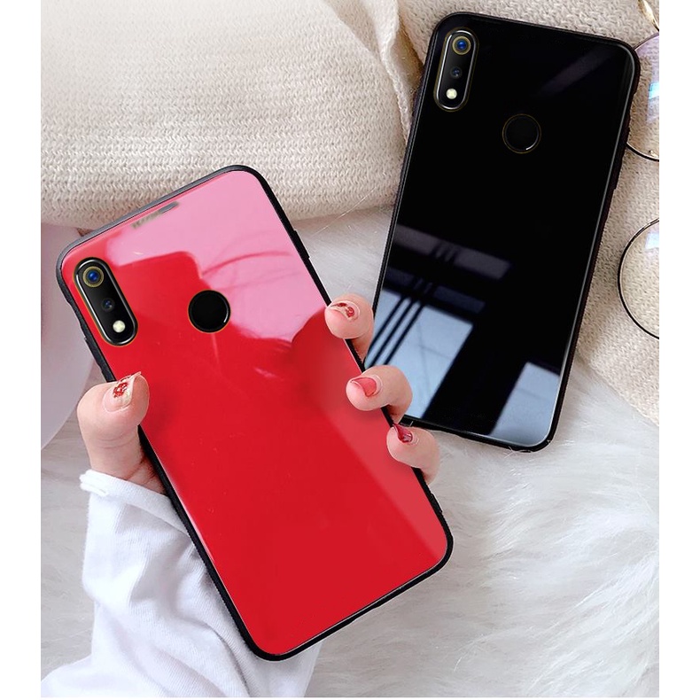 Ốp Lưng REALME 3, REALME 3 PRO Mặt kính gương sáng bóng cao cấp