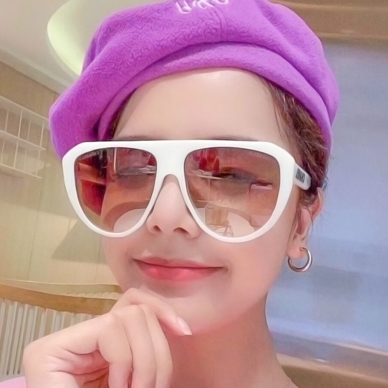 Kính mát tròng mờ phong cách cổ điển sành điệu cho nam và nữ