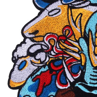 Sticker vải, patch ủi lớn hình thú siêu ngầu