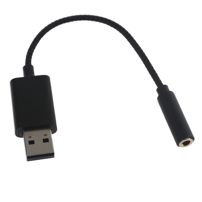 Cáp ChuyểN ĐổI Âm Thanh Tai Nghe USB Sang 3.5mm 2 Trong 1 Chuyên DụNg