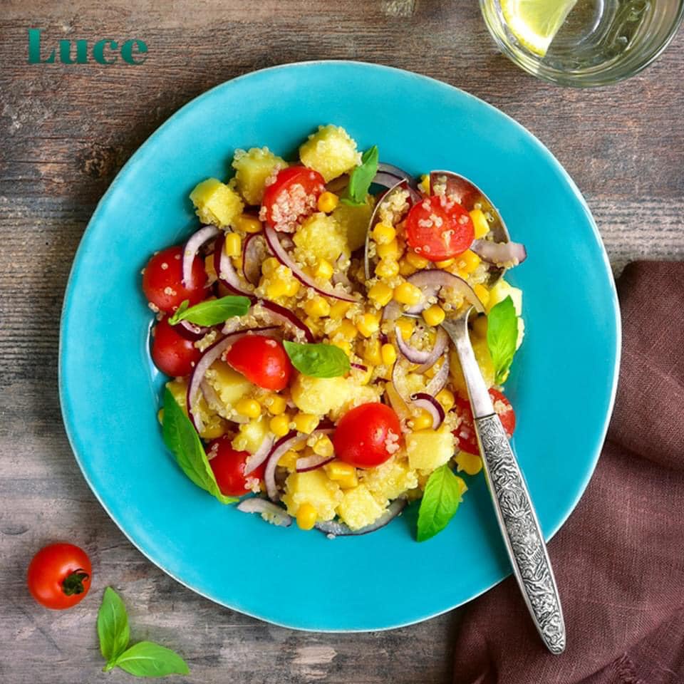 Bắp Ngô Ngọt Hữu Cơ Luce 340g - Organic weet Corn Vacuum Packed Luce 340g