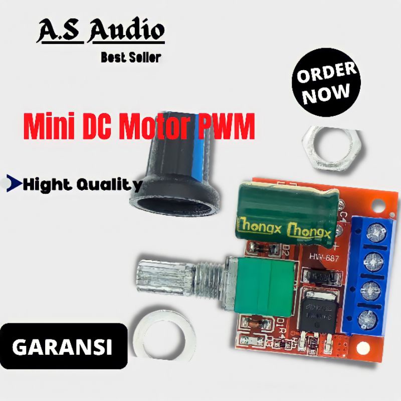 Mô Đun Điều Khiển Tốc Độ Động Cơ Mini 3v 6v 12v 24v 35v DC 90w 5a DC