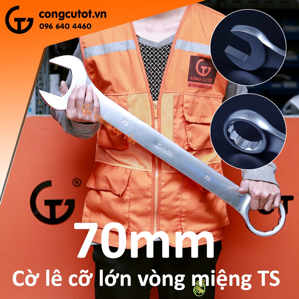 Cờ lê cực đại TS xi bóng 70mm Đài Loan