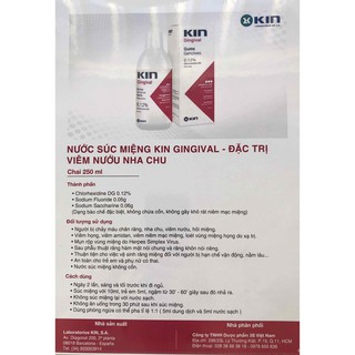 Nước súc miệng kin gingival