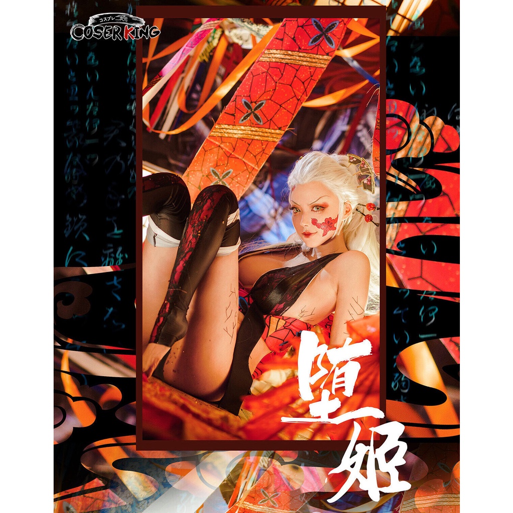 Trang Phục Hóa Trang Nhân Vật Hoạt Hình Demon Slayer Kimetsu no Yaiba Daki