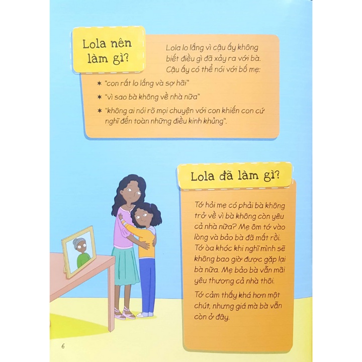 Sách - Cùng Con Đối Mặt Với Nỗi Mất Mát Khi Người Thân Ra Đi
