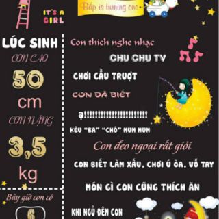 Bảng thông tin cho bé