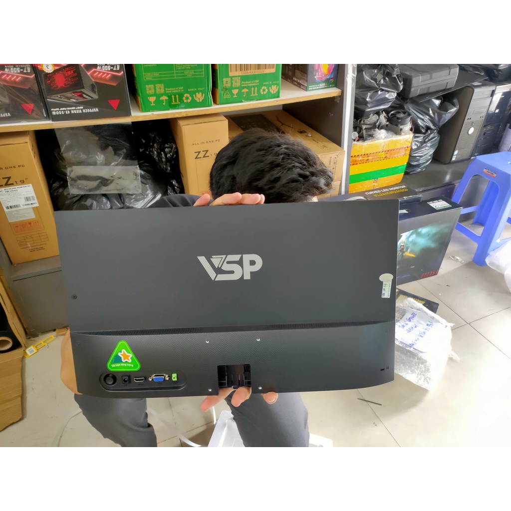 Màn hình VSP 22inch, 22 inch, 22" V2205H 75hz Trắng / Đen - new box, full hd - chính hãng bảo hành 2 năm