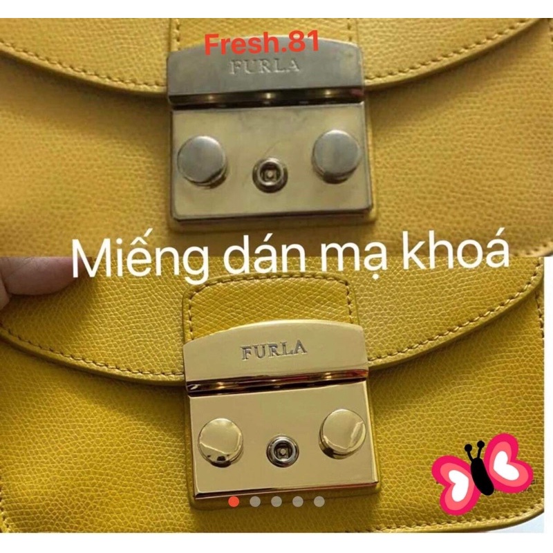 MIẾNG DÁN KHOÁ MẠ VÀNG FL M.E.T.R.O (Mẫu 1C)