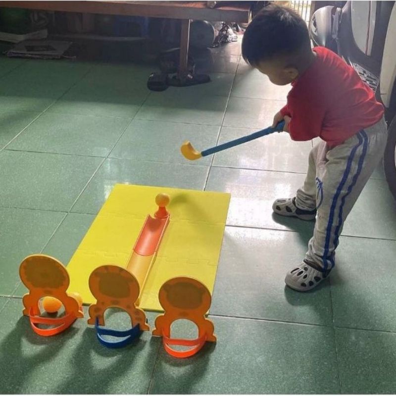 Bộ đồ chơi đánh golf grow mini bằng nhựa cho bé