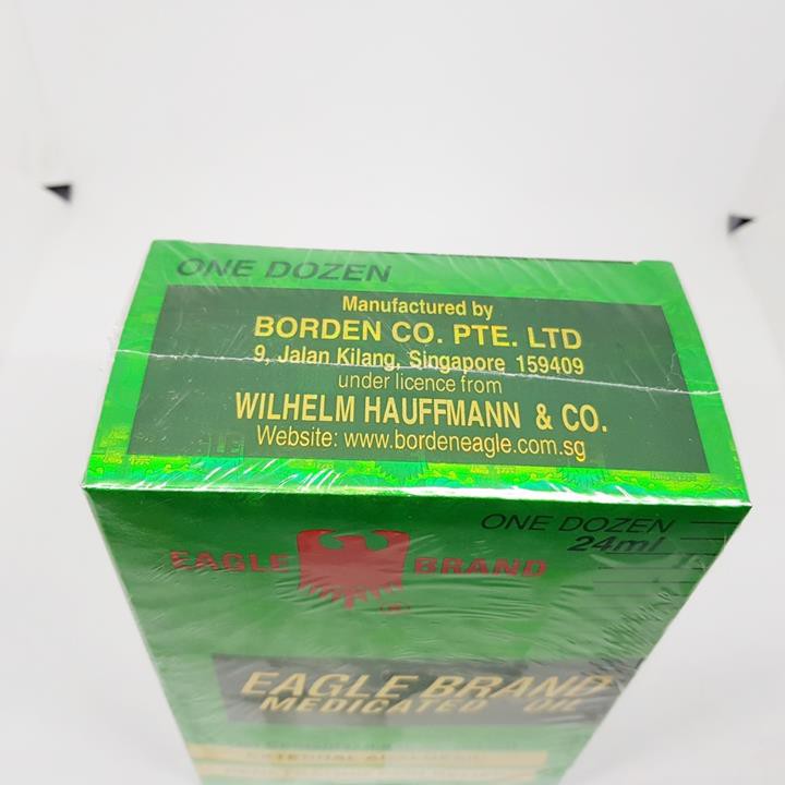 Dầu Gió xanh chính hãng 2 nắp con ó sx tại Singapore nhập sang thị trường Mỹ 24ML (100% VIỆT KIỀU ĐEM VỀ)