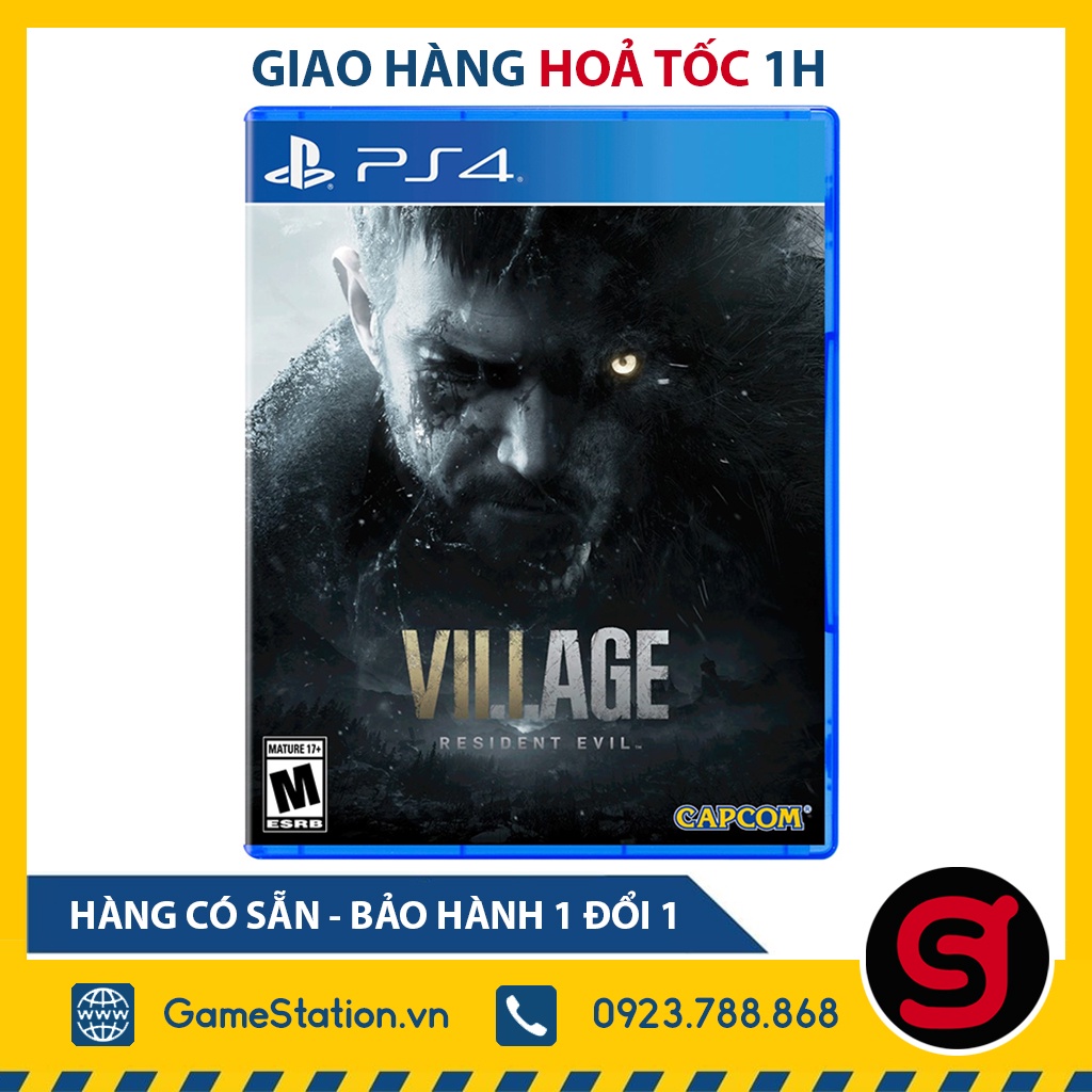 Đĩa Game Ps4: Resident Evil 8 Village