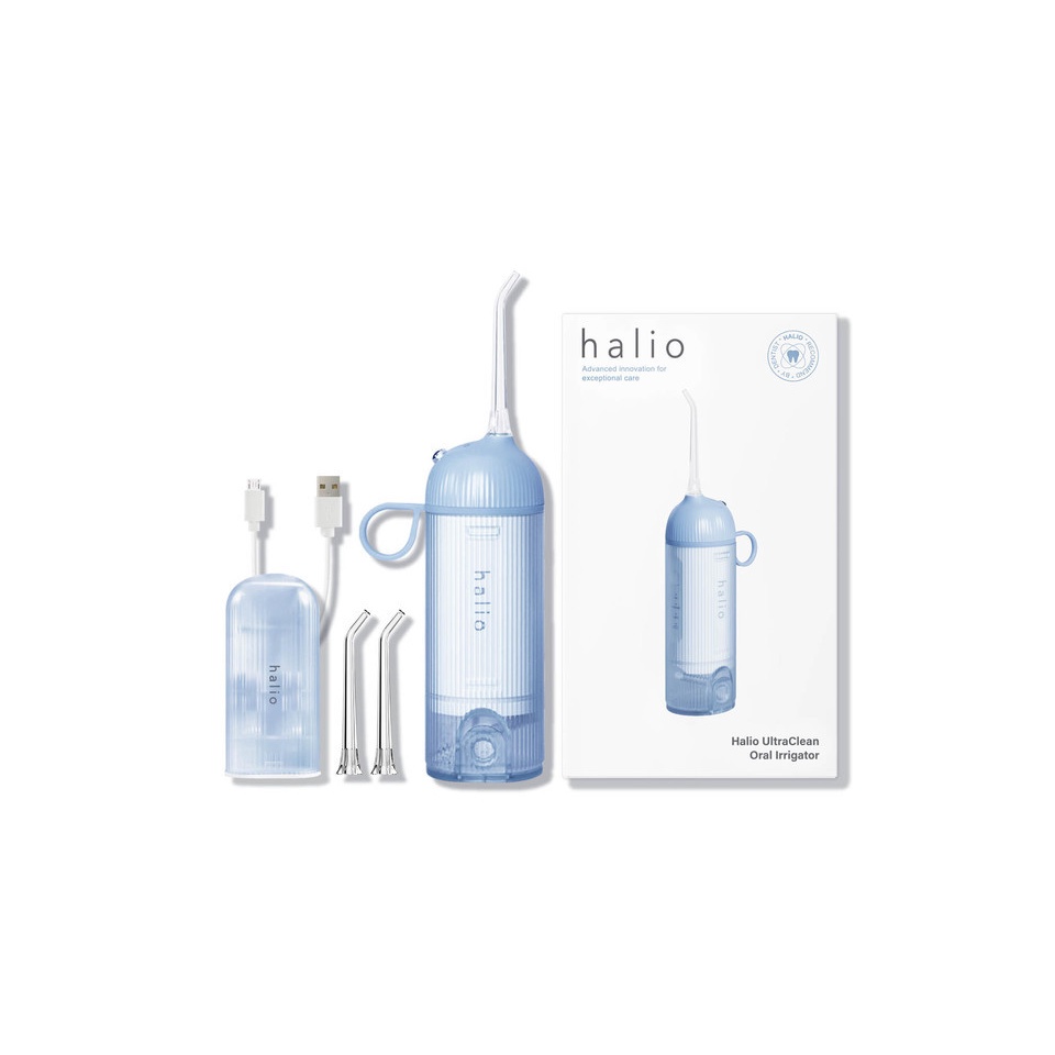 Set 4 Đầu Thay Thế Máy Tăm Nước Cầm Tay Halio UltraClean - Blue