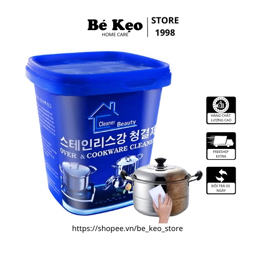[CHẤT LƯỢNG CAO] Bột Tẩy Xoong Nồi - Kem tẩy bếp Hàn Quốc - Tẩy trắng nồi, chảo, sàn nhà tắm, bếp Nhập khẩu