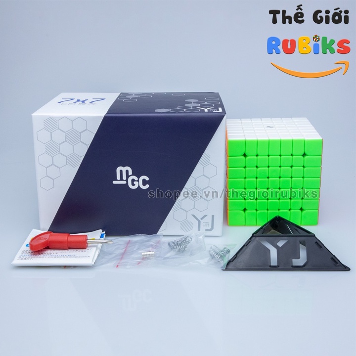 Rubik 7x7 YJ MGC 7x7x7 Có Nam Châm Stickerless Khối Rubic Lập Phương 7 Tầng (Hãng Mod)