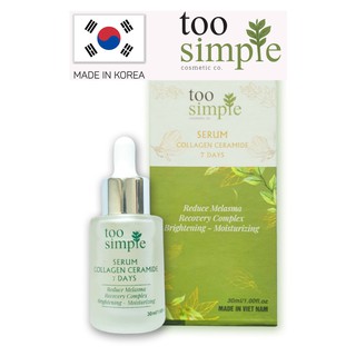 Serum Collagen Ceramide Too Simple dưỡng da 30ml