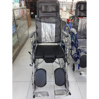 Xe lăn đa năng có bô vệ sinh, ngả lưng, lucass