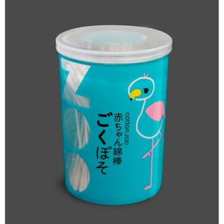 Tăm bông cotton Zoo xanh và vàng (sản phẩm dùng cho trẻ nhỏ và trẻ sơ sinh)