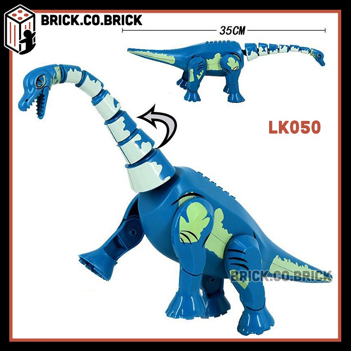 Khủng Long Cổ Dài Jurassic World mô hình đồ chơi lắp ráp khủng long Dinasours LK050