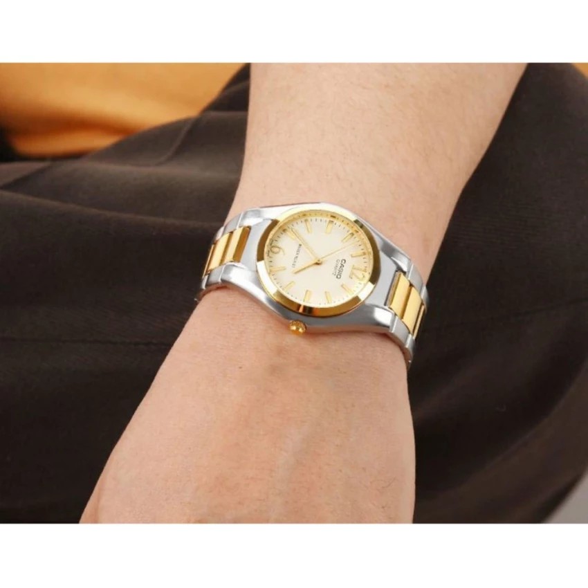 Đồng hồ nam dây kim loại Casio chính hãng Anh Khuê MTP-1253SG-9ADF