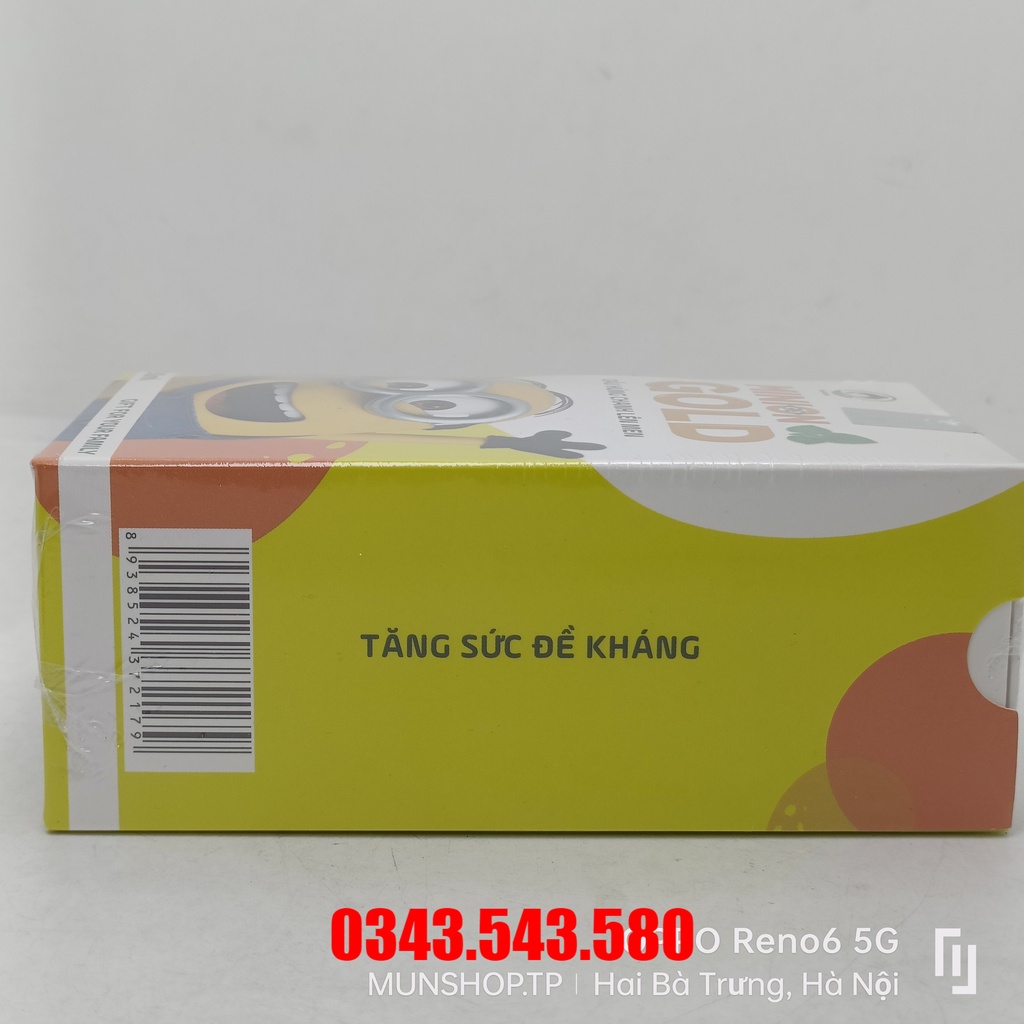 Dầu Húng Chanh Minion Gold tăng sức đề kháng cho bé và người lớn, hạn chế ho, cảm, sổ mũi