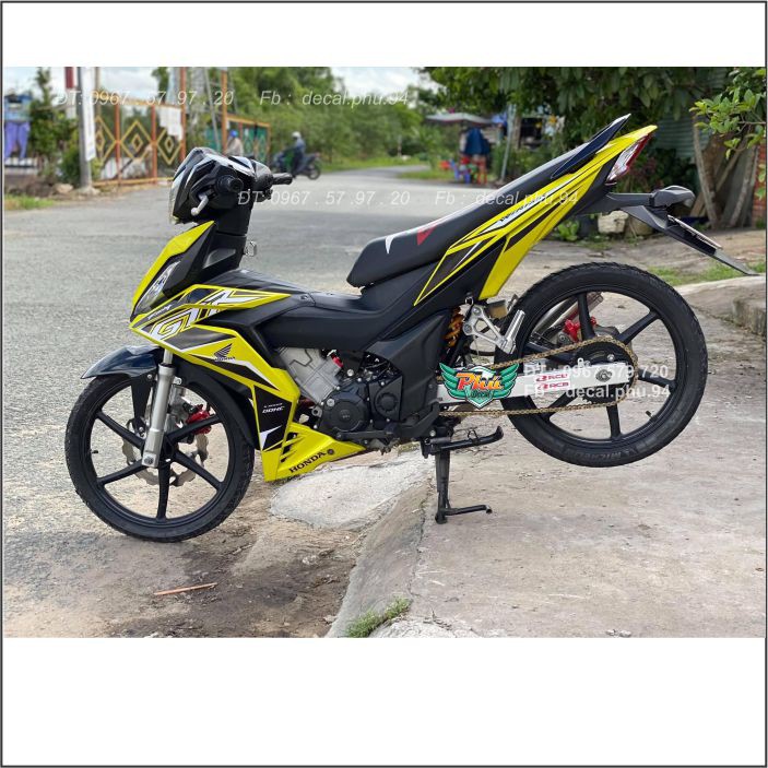 Tem Rời Winner GTR Vàng Đen (V)