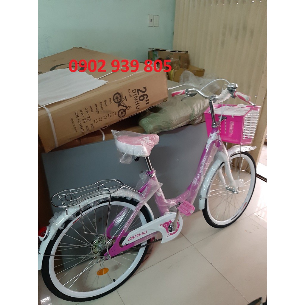 DINHU 24 INCH NỮ XE ĐẠP CAO TỪ 1M45 CHẠY XE ĐẠP CHO HỌC SINH CẤP 2