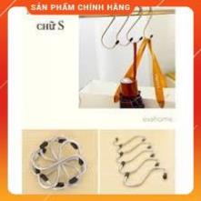 Set 4 Móc Treo Inox Hình Chữ S