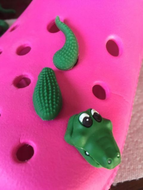 Nút gắn dép Jbitz 3d hình cá sấu, hình con rắn