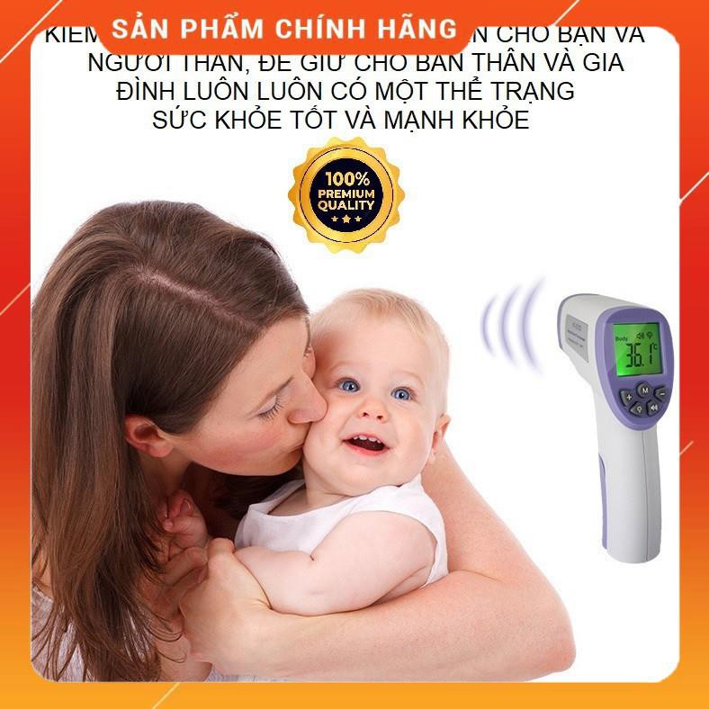 [BẢO HÀNH 12 THÁNG] Nhiệt kế hồng ngoại điện tử cảm ứng đo trán đo thân nhiệt cao cấp