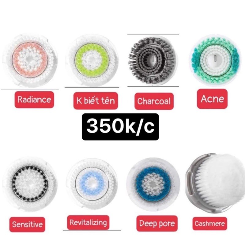 [Mã COS1505 giảm 8% đơn 300K] Auth- đầu cọ thay thế máy rửa mặt Clarisonic | BigBuy360 - bigbuy360.vn