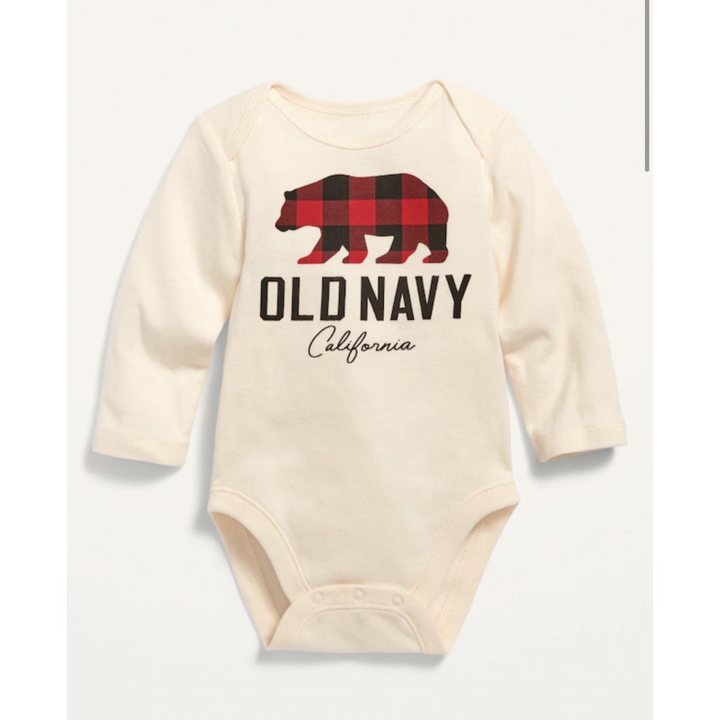 SET 4 BODY CHÍP DÀI TAY OLD NAVY 0-24 THÁNG