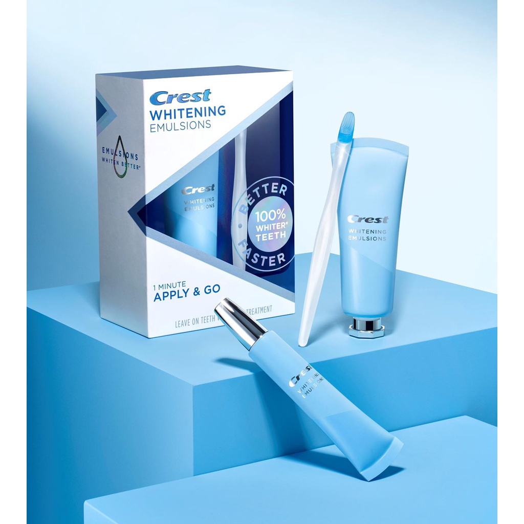 Gel tẩy trắng răng Crest Whitening Emulsions leave-on teeth 29ML