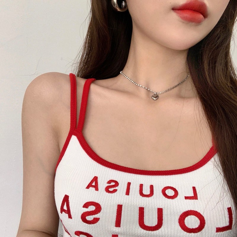 Áo Croptop Hai Dây Hở Lưng In Chữ Phong Cách Phương Tây Quyến Rũ Cho Nữ | BigBuy360 - bigbuy360.vn