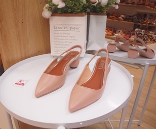 SANDAL ZR SLINGBACK GÓT TRÒN 5P