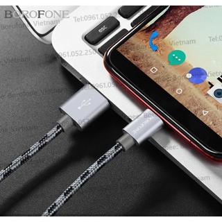 [Freeship đơn từ 50k] Cáp sạc nhanh Micro/ Type C 1m Borofone BX9
