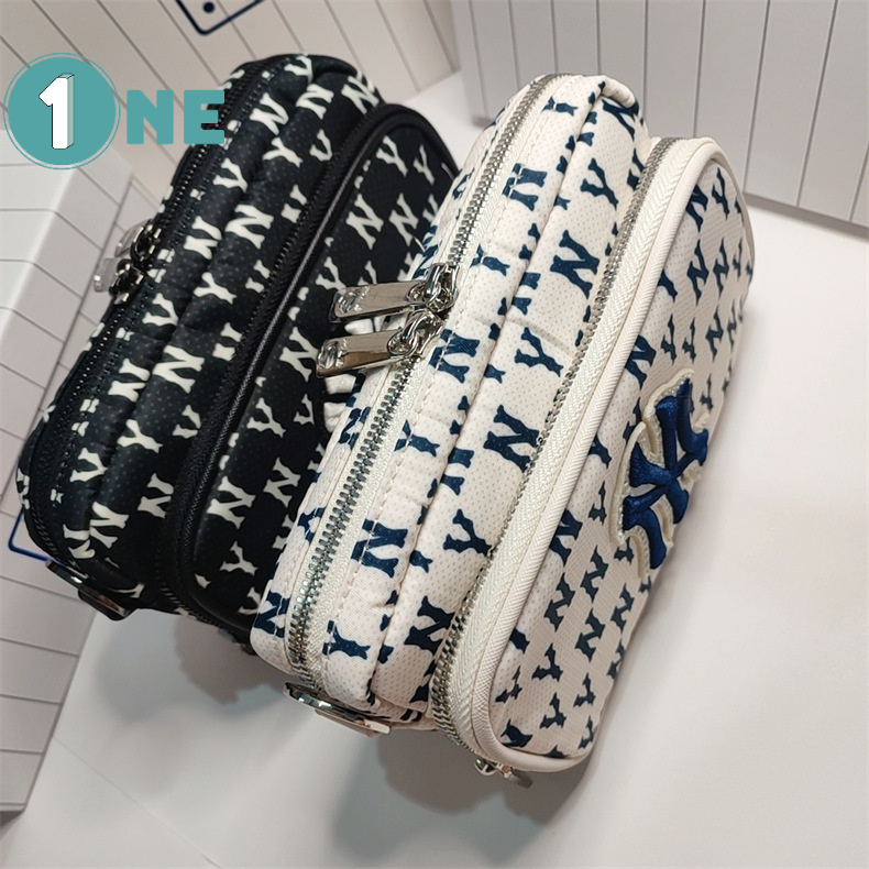 ( Chuẩn Hãng ) Túi Đeo Chéo MLB NY Monogram Crossbag New York Yankees Full Tag Mac