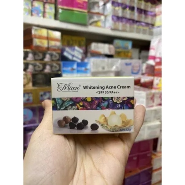 Kem Mian mụn trắng da 12g