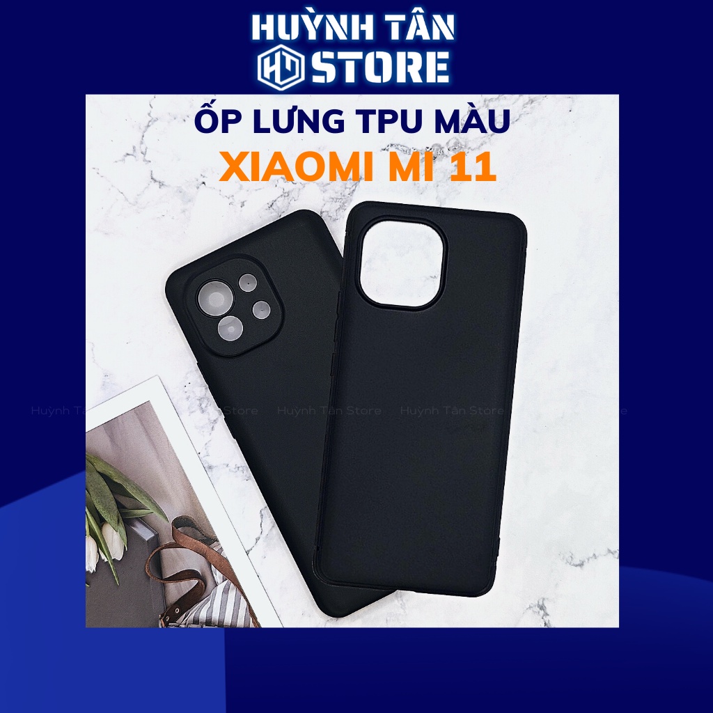 Ốp lưng xiaomi 11 mi 11 TPU dẻo siêu mỏng ôm sát thân máy bảo vệ camera tại phụ kiện huỳnh tân store