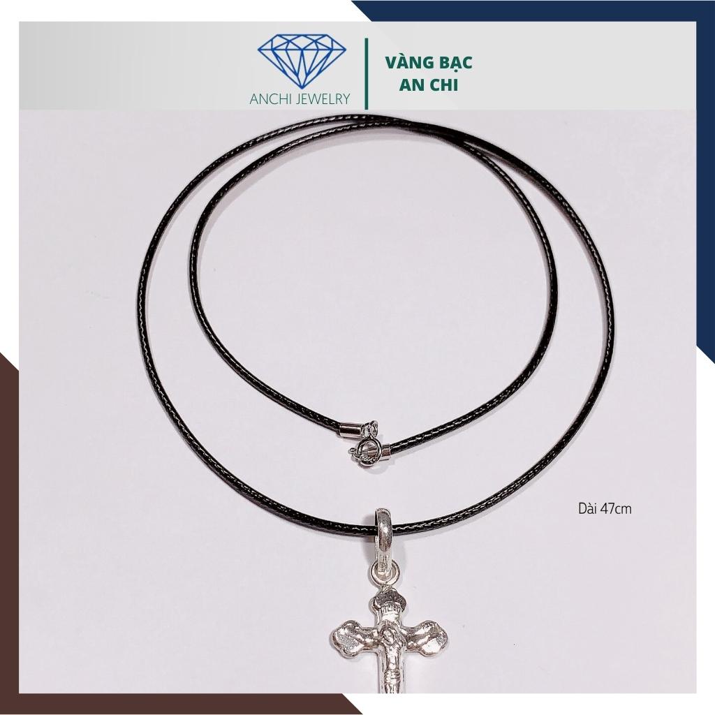 Vòng cổ dây da đeo mặt dây chuyền / mặt phật, Anchi jewelry