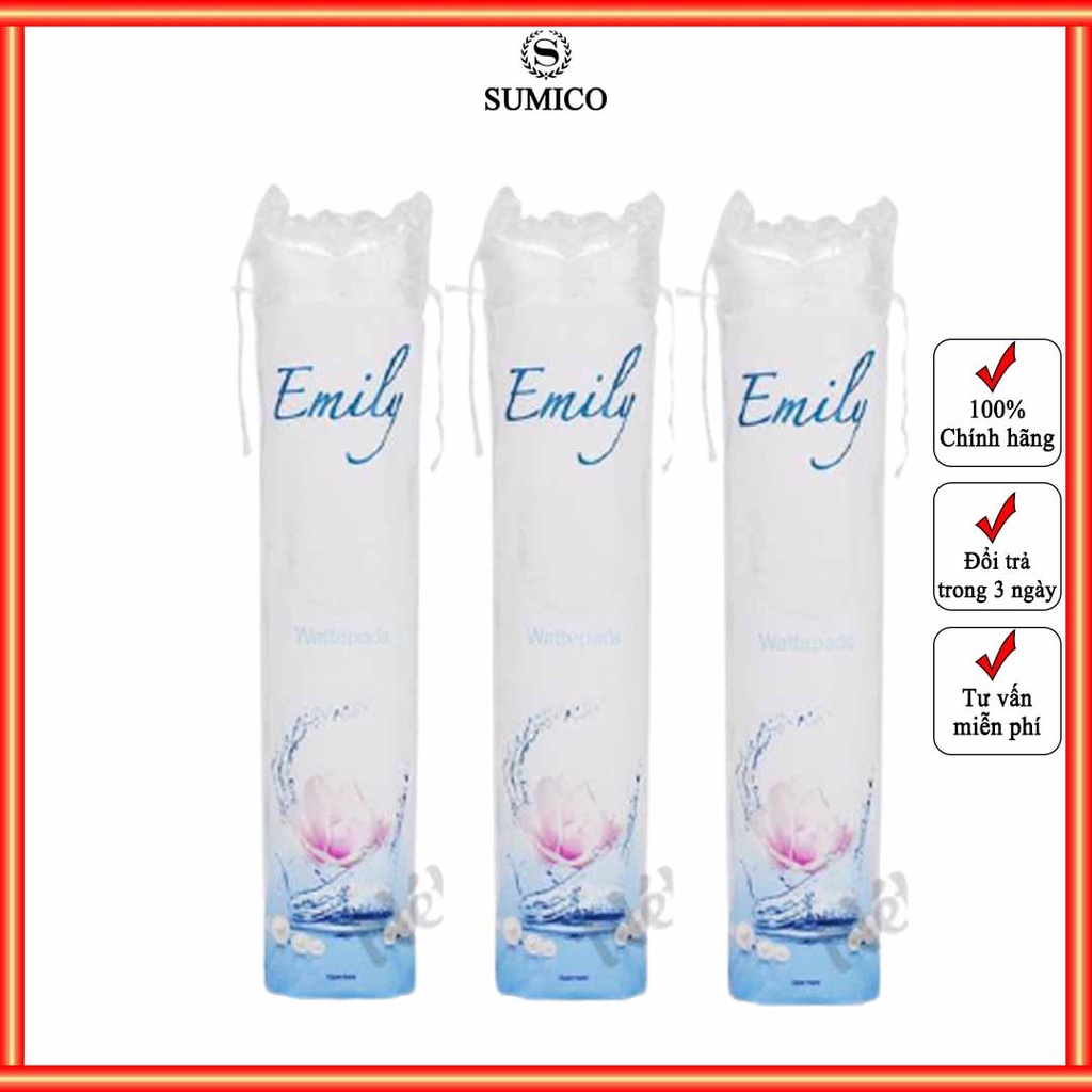 Bông Tẩy Trang Emily Cotton Hàng Đức 120 miếng